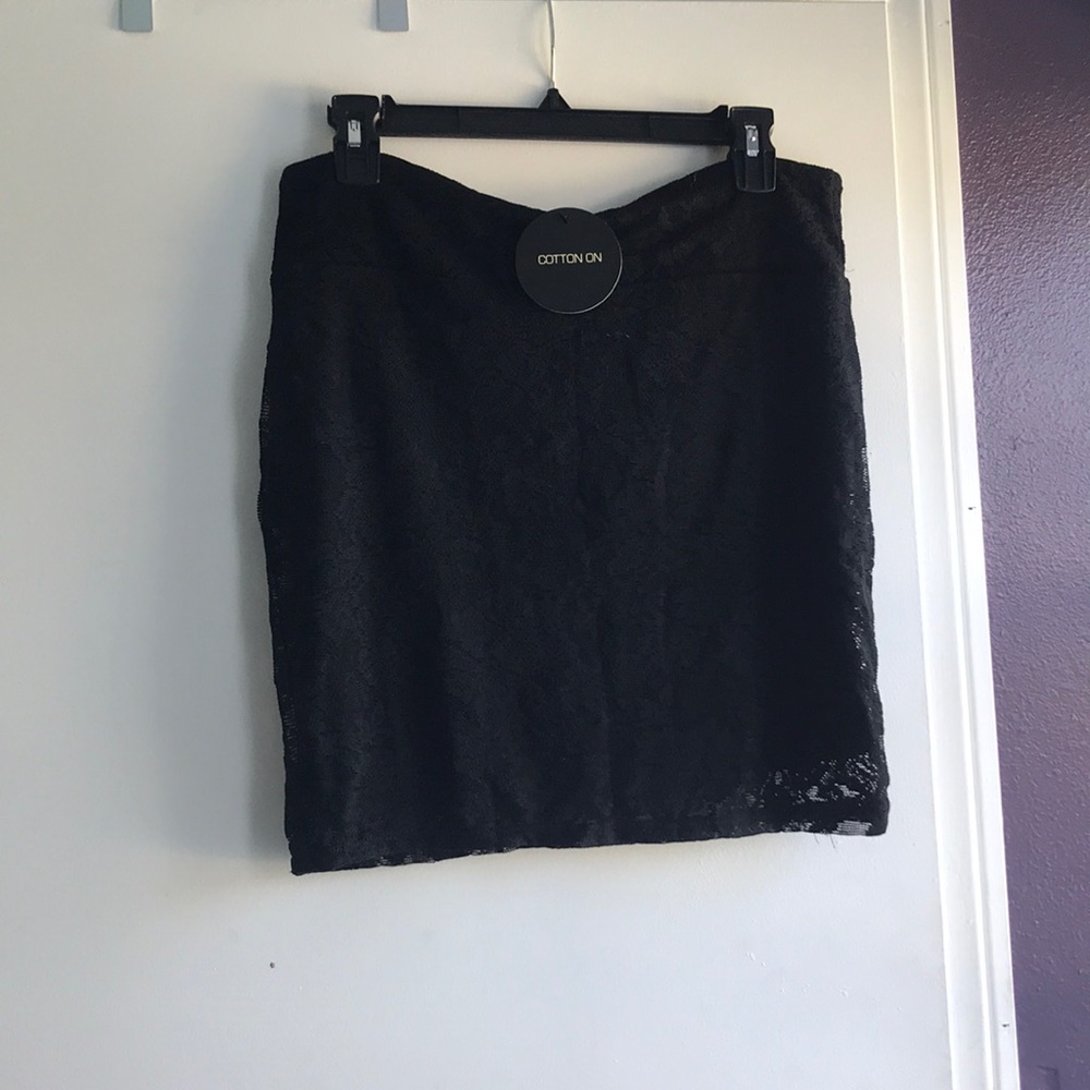 Black Lace Skirt
